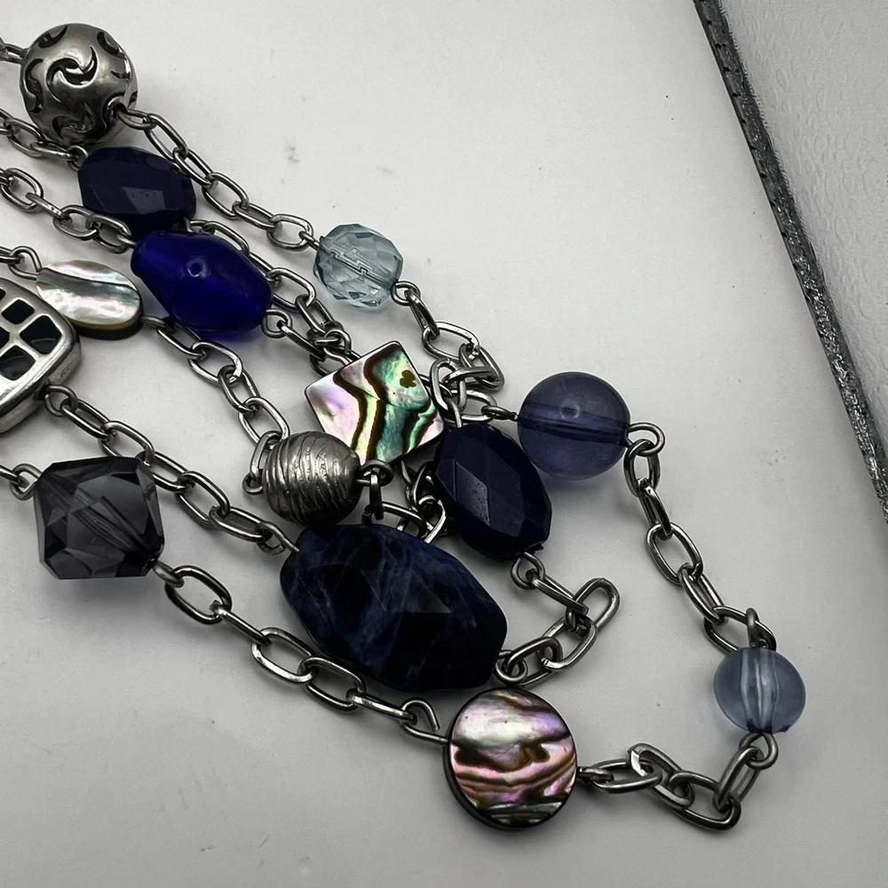 2 Lia Sophia statement necklaces